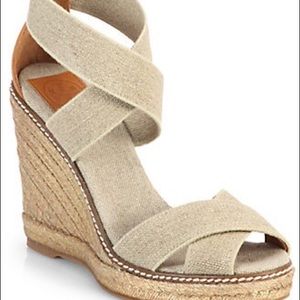 Tory Burch Wedge Espadrille Size 7